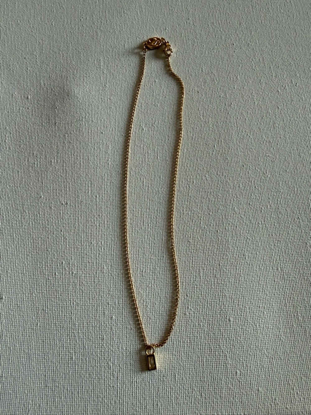 NEW Swarovski Gold-Tone Minimalist Pendant Necklace